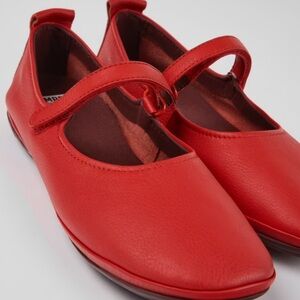 Camper red ballet flats size 40